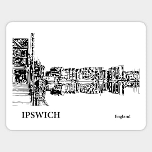 Ipswich England Magnet